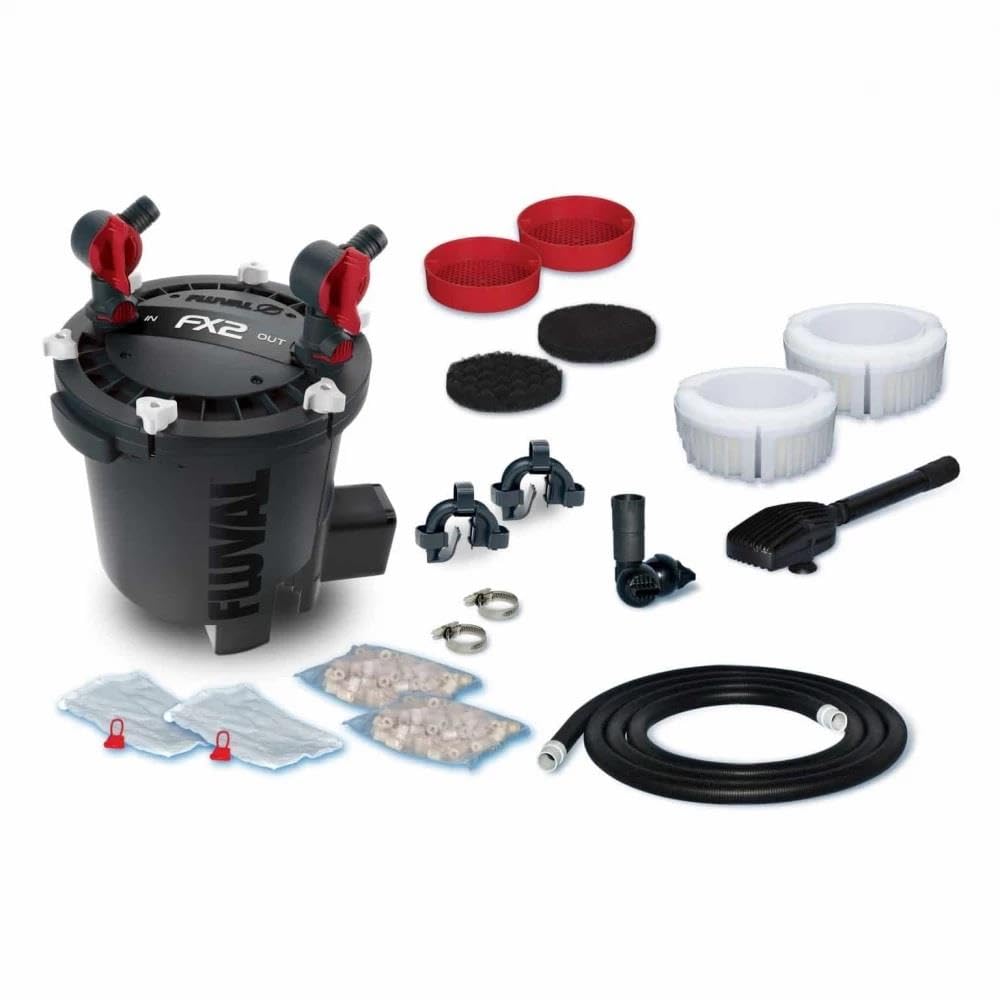 Fluval FX2, válvula utilitaria versátil, permite drenar y rellenar con comodidad.