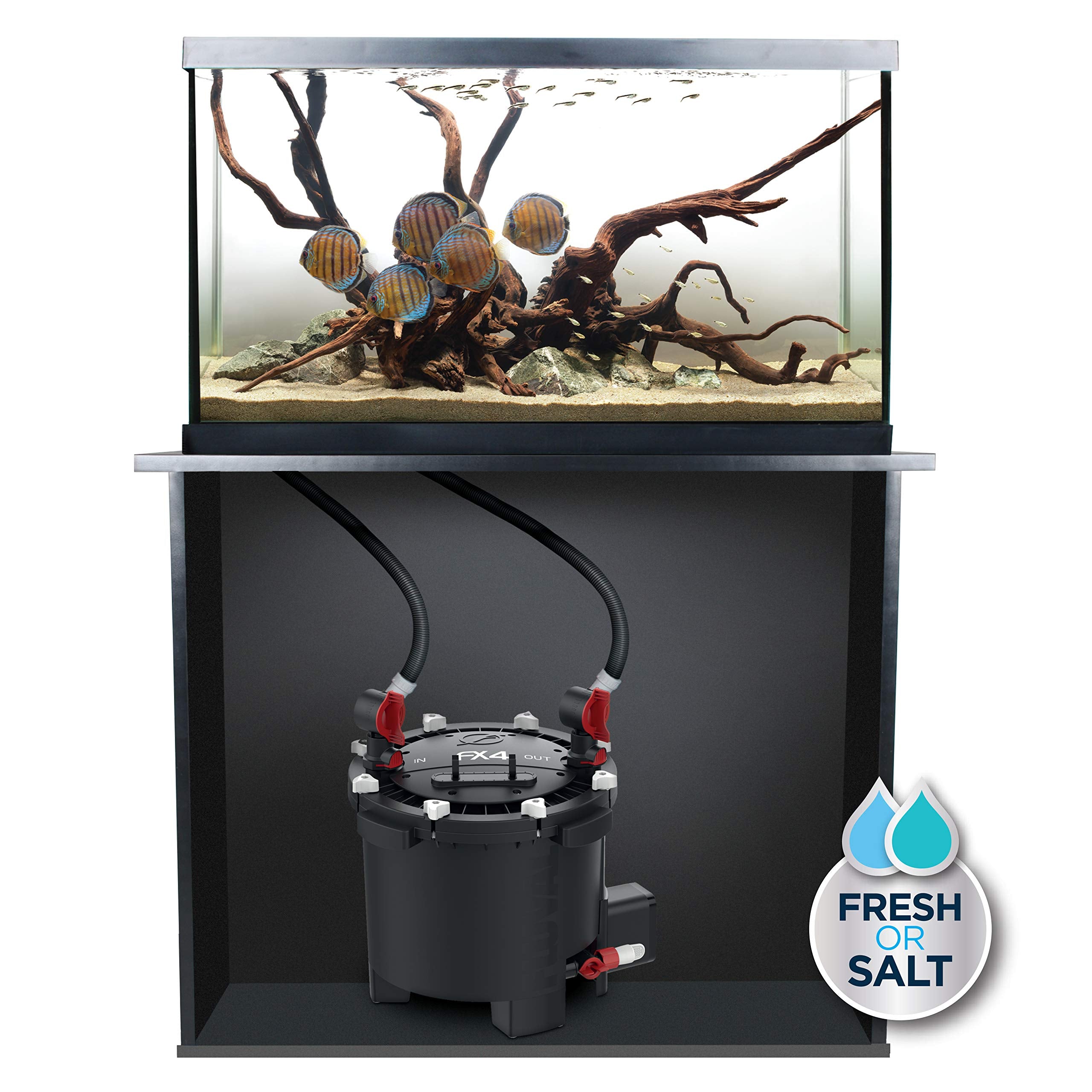 La bomba inteligente del Fluval FX4 optimiza rendimiento y eficiencia energética.