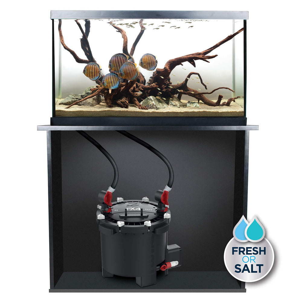 La bomba inteligente del Fluval FX4 optimiza rendimiento y eficiencia energética.