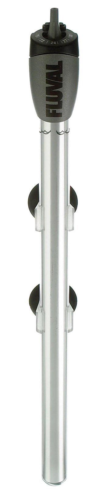 Fluval M 50W: calentador subacuático compacto para acuarios pequeños.