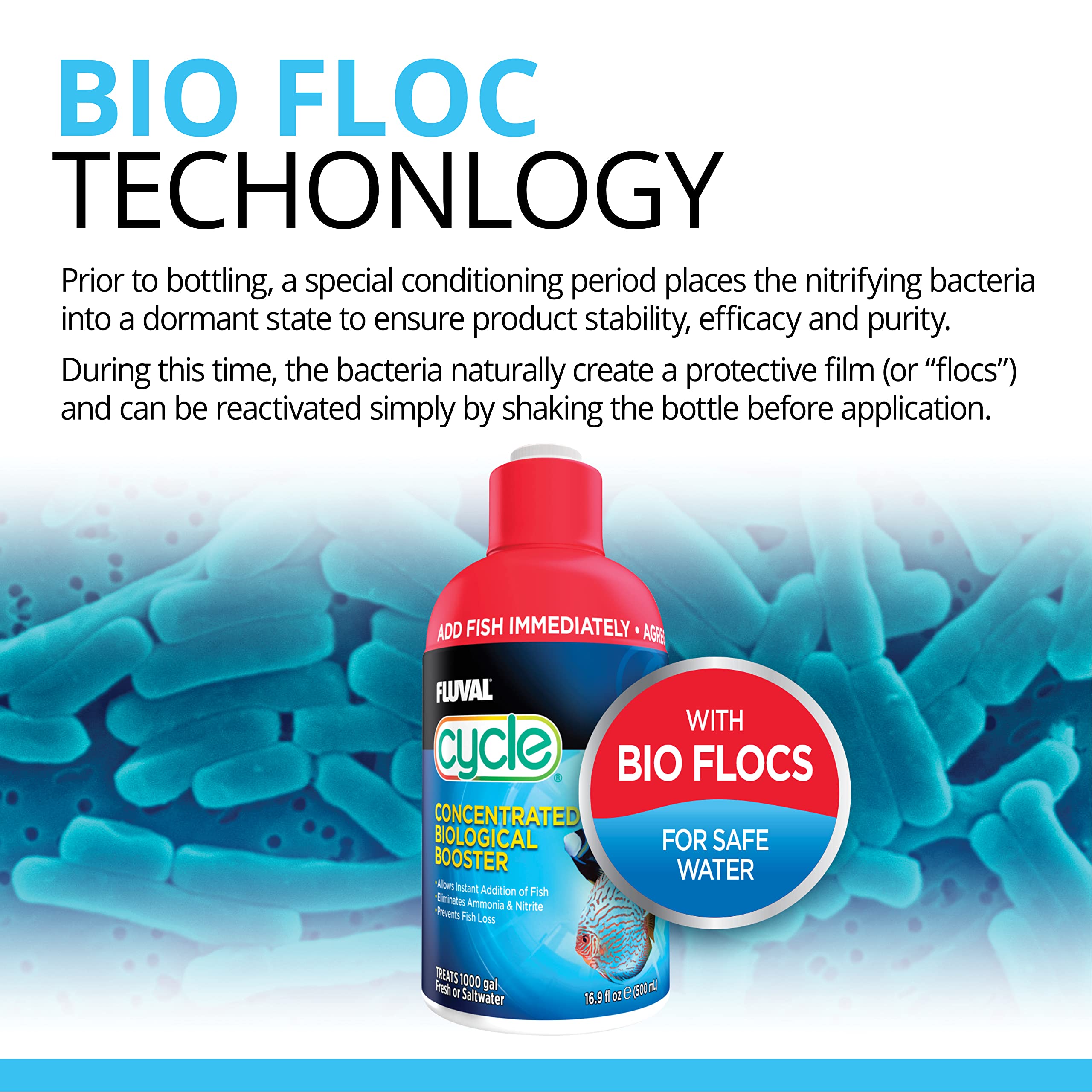 Fluval Mejorador Biologico para acuarios, aplicacion versatil para acuarios mixtos.