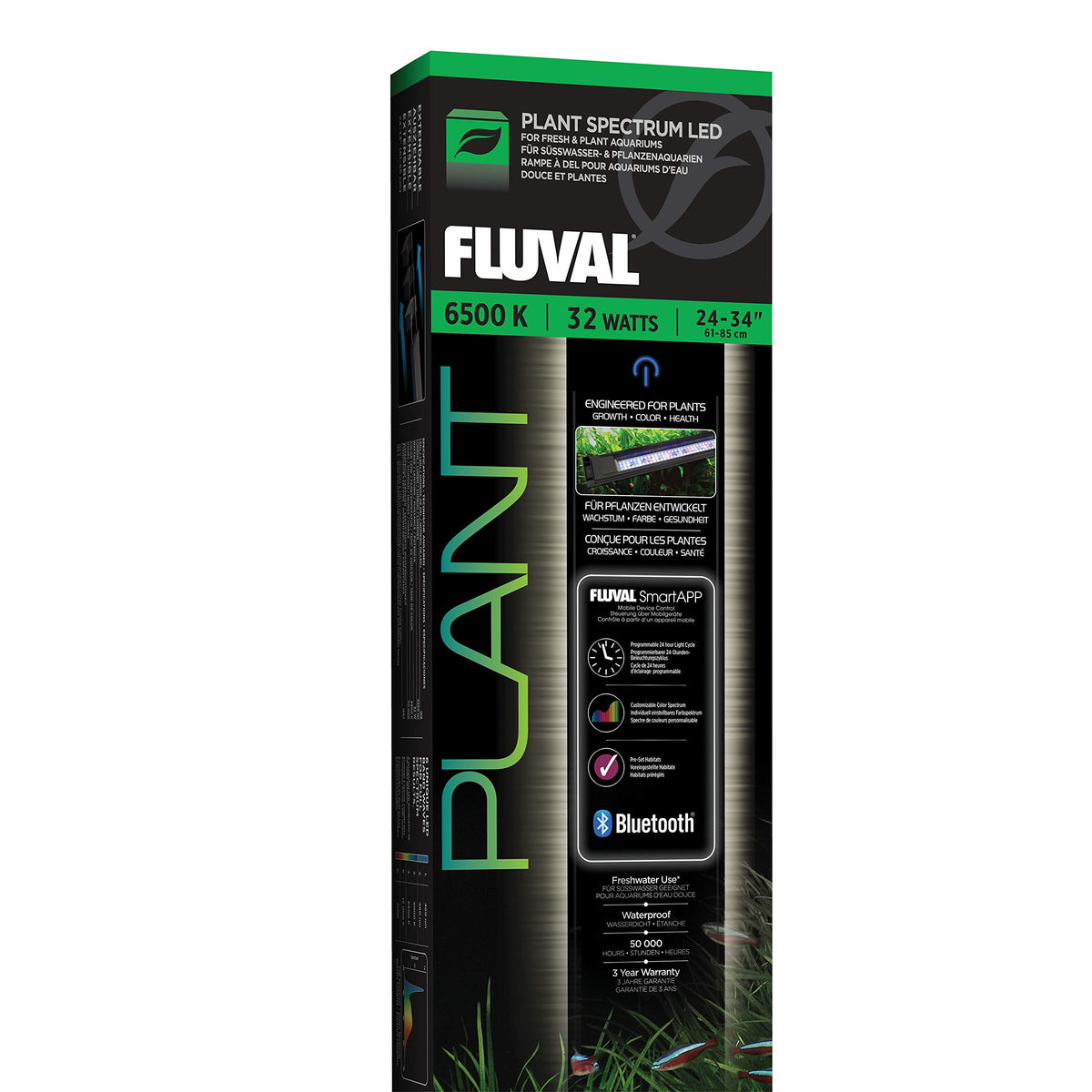Fluval Plant 3.0 LED: espectro completo para crecimiento saludable de plantas.