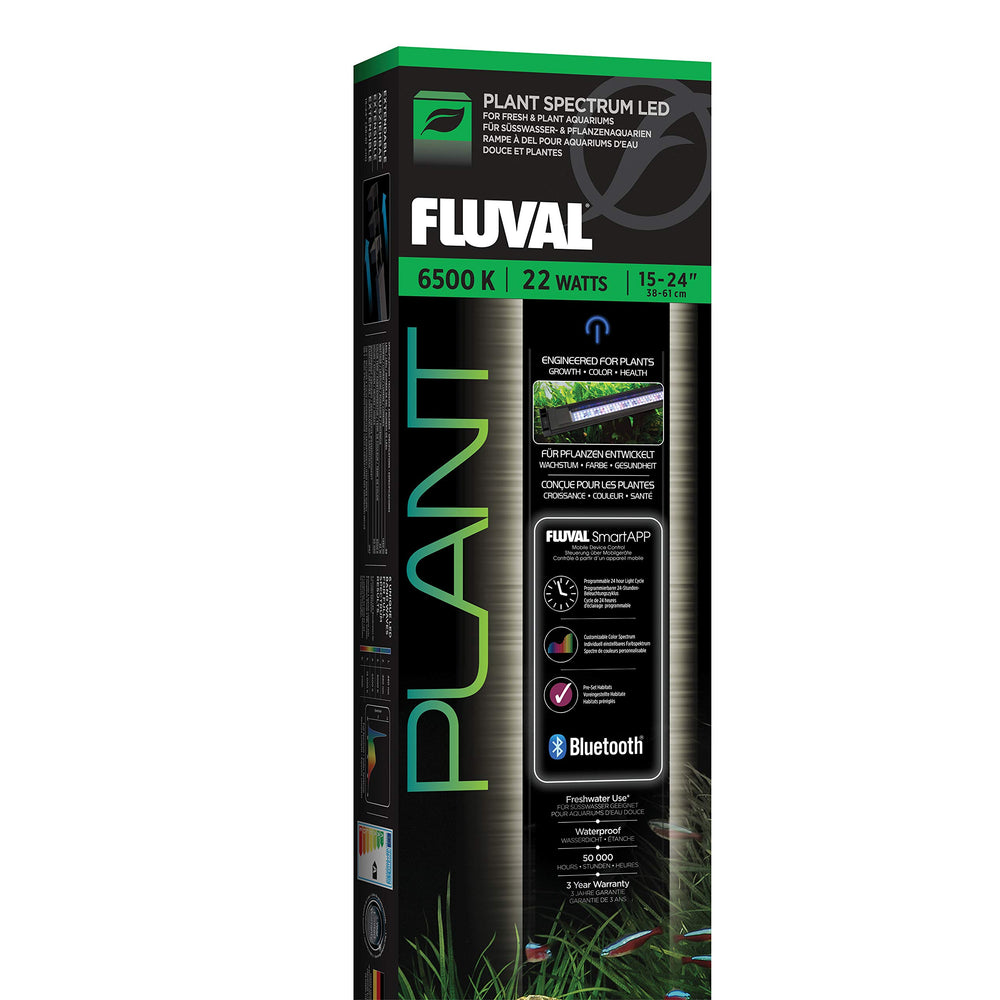 Ilustración de Fluval Plant 3.0 con cobertura de 120 grados para acuario plantado