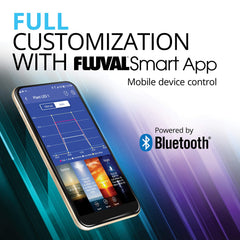Fluval Sea Marine 3.0 LED, tecnología de la aplicación FluvalSmart para control móvil.