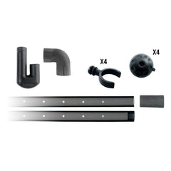 Fluval kit barra de rociado F06-07, vista lateral, distribución uniforme del flujo.
