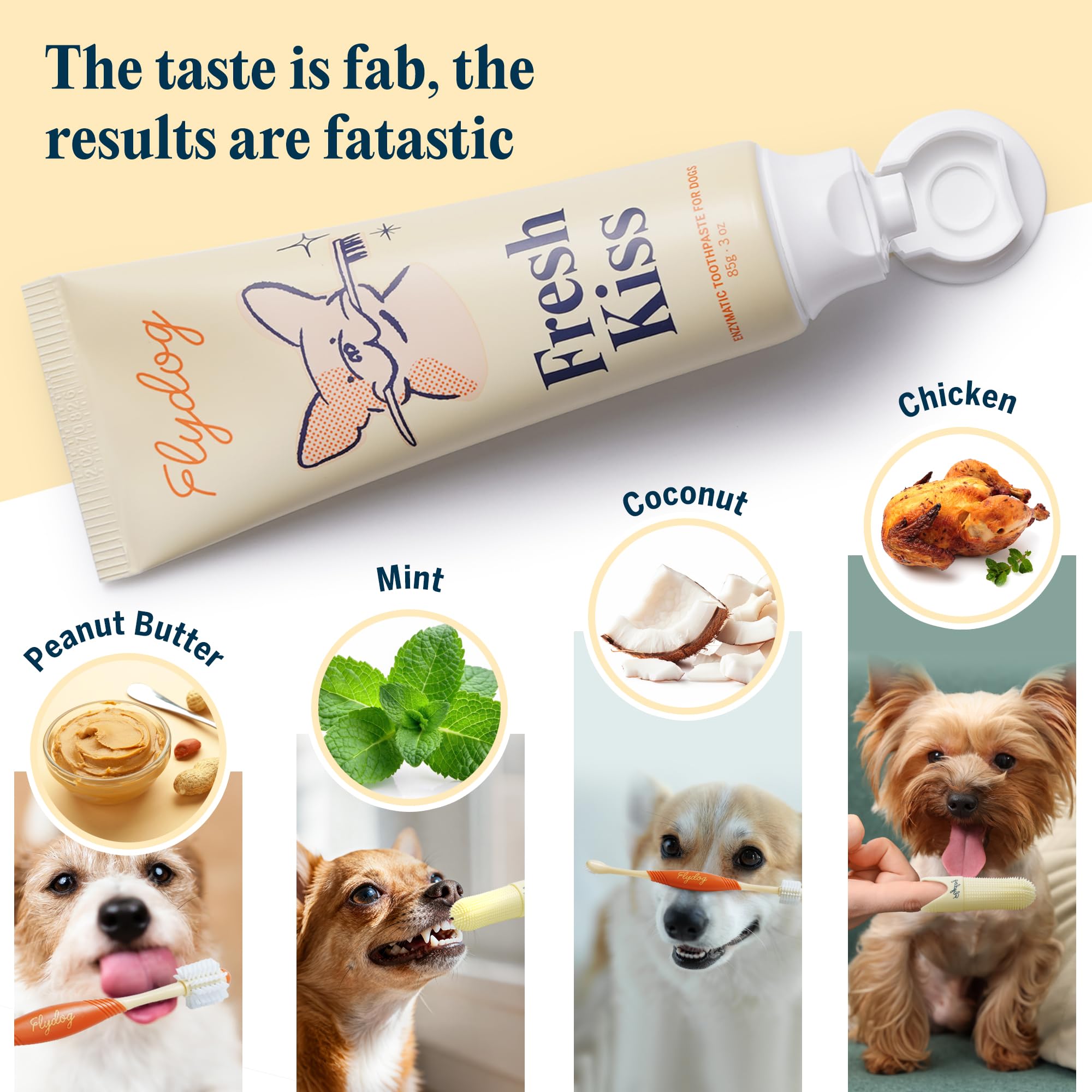 Calendario FlyDog para seguir una rutina dental.