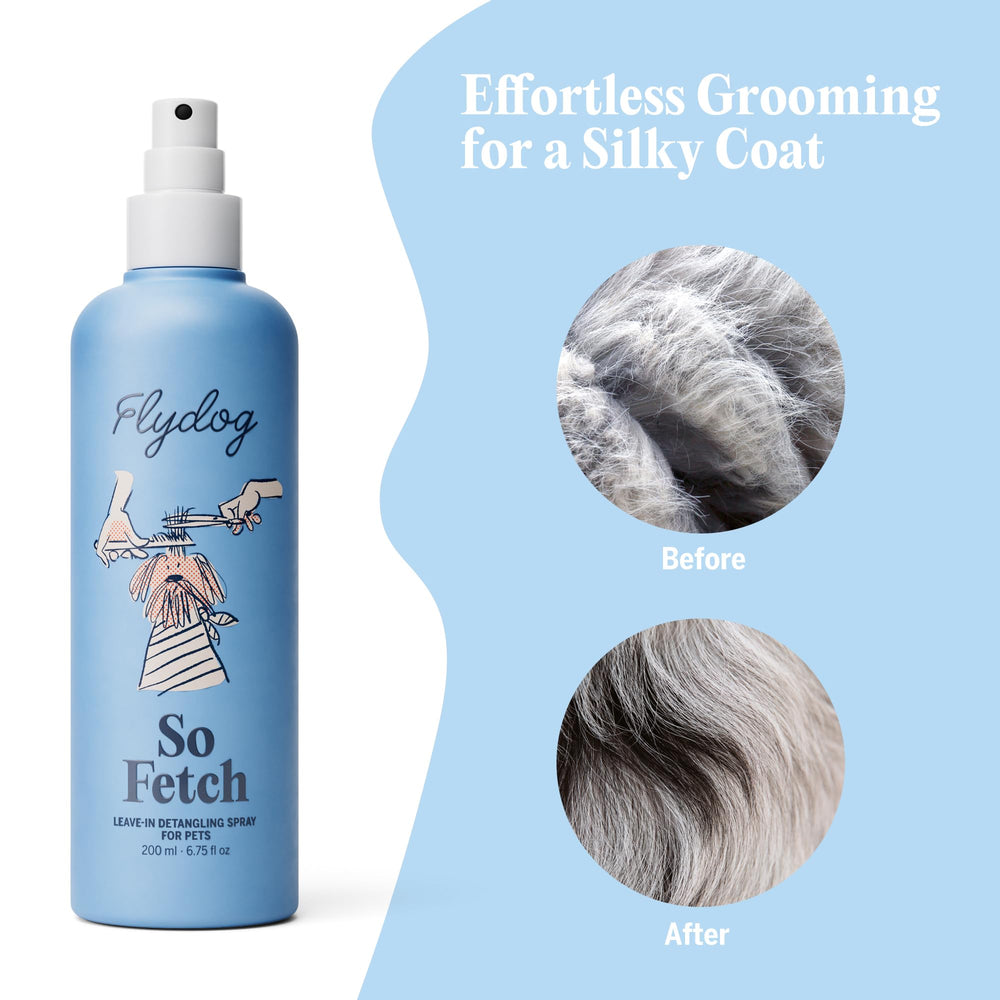 FlyDog Cepillo Dematting Curvo elimina nudos sin dolor y desgaste.