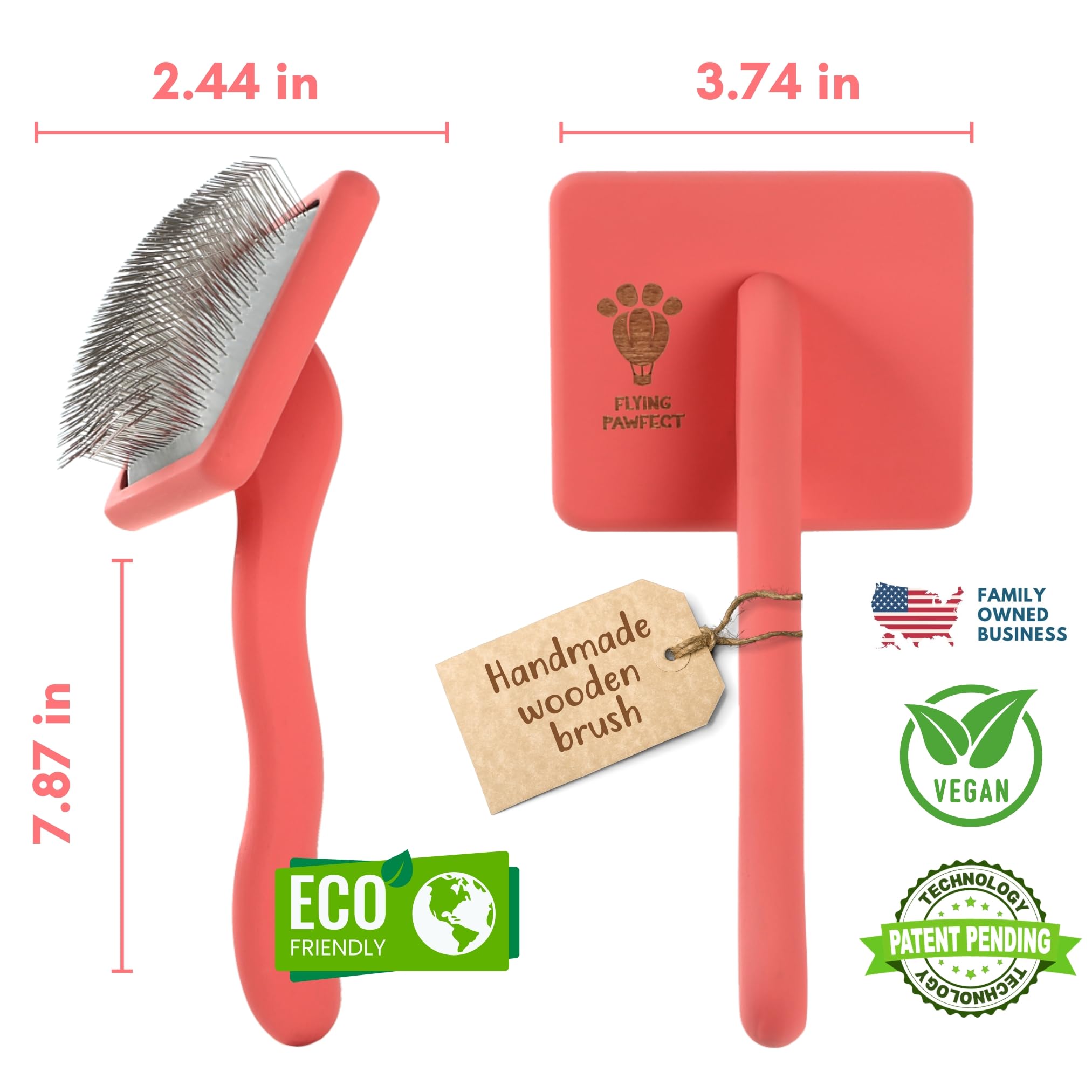 Flying Pawfect cepillo para poodle y goldendoodle, cuidado recomendado.