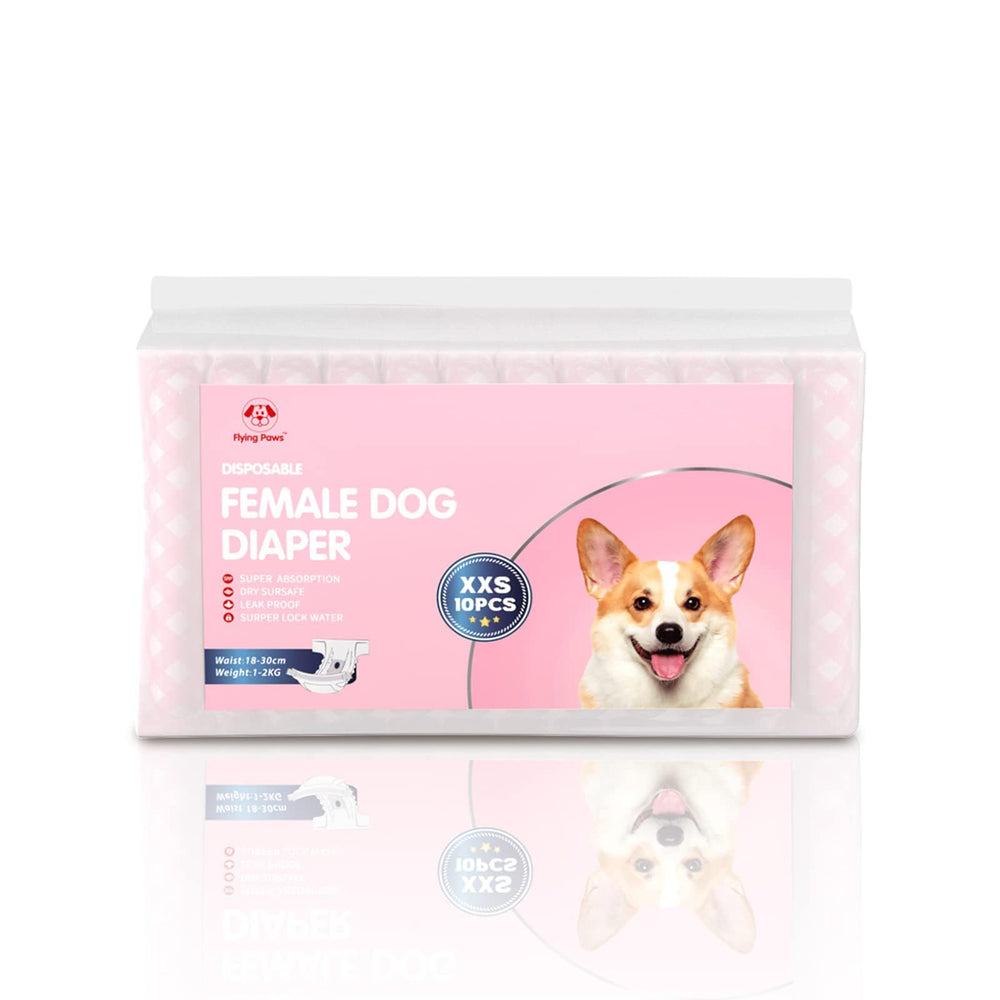 Pañales Flying Paws con absorción alta para mantener a la mascota seca