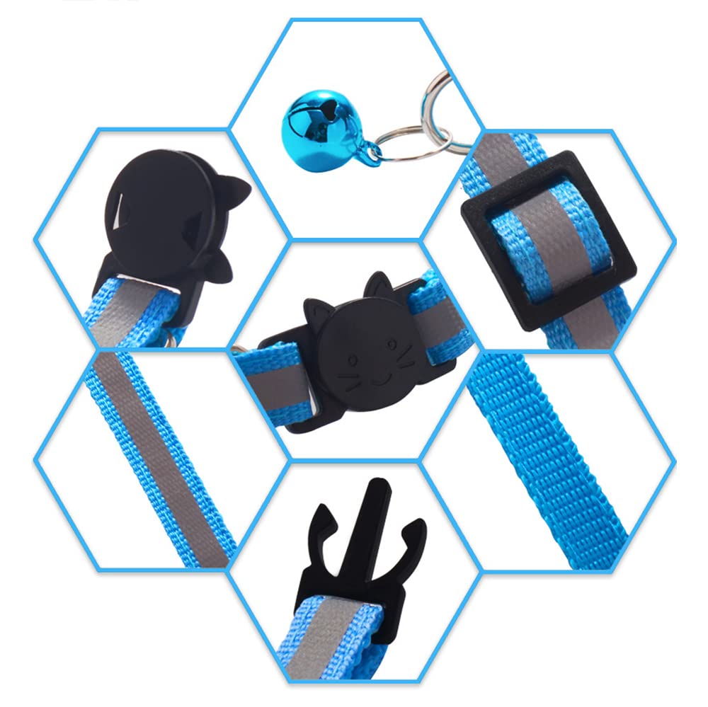 Tira reflectante en collar Flymind para localización nocturna