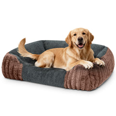 Cama Fnsyay XL 39x32 con pelo falso cálido y cómodo para perros grandes.