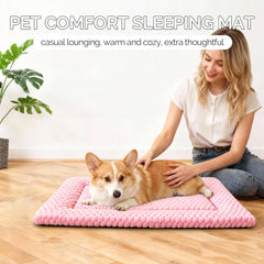 Fogkiss almohadilla-antideslizante-crate-perro-rosa-24x18 mantiene la base estable