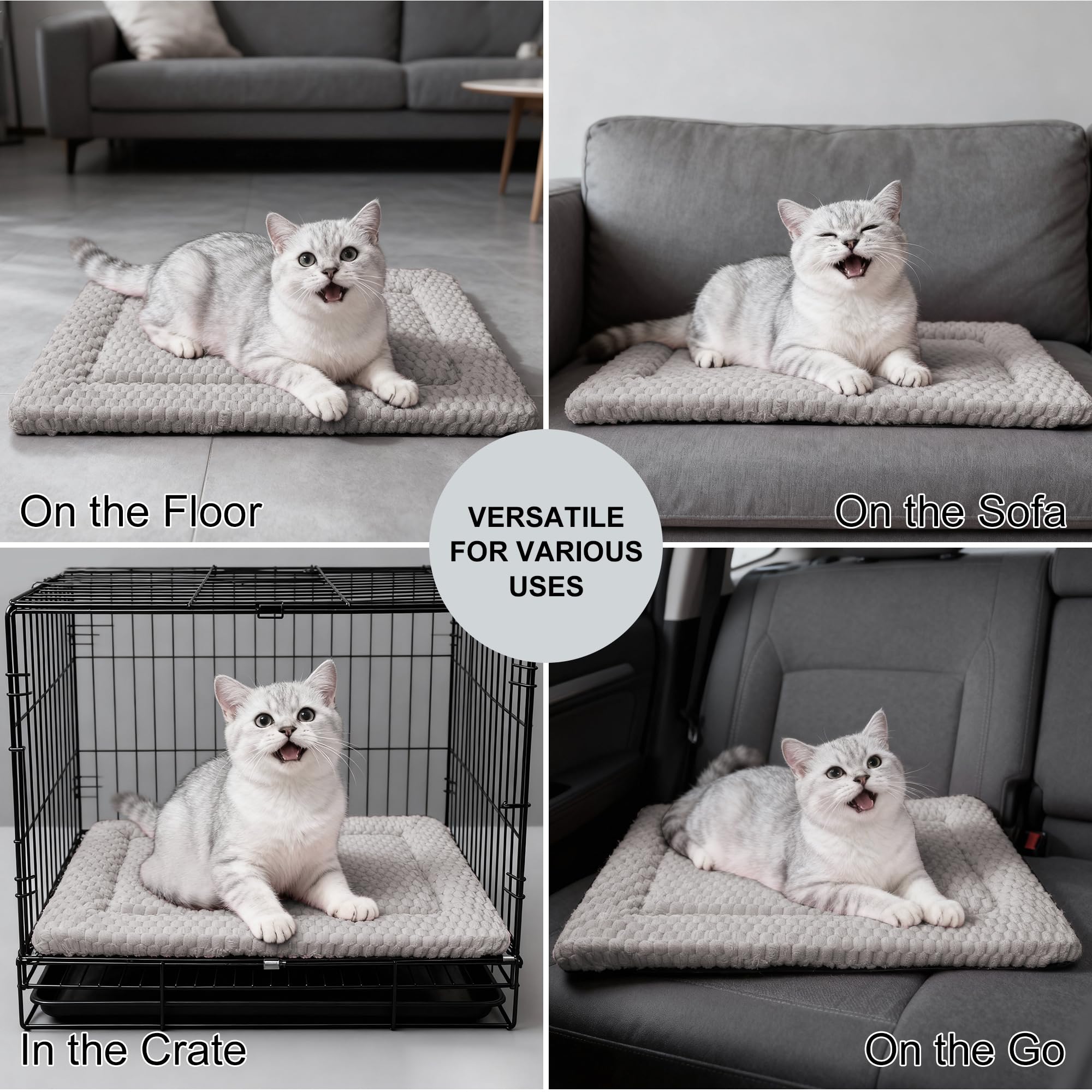Fogkiss: Cama portátil para mascotas, fácil de mover en casa.