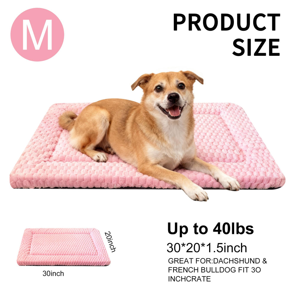 Fogkiss cama para perros rosa doble cara: dos caras para confort.