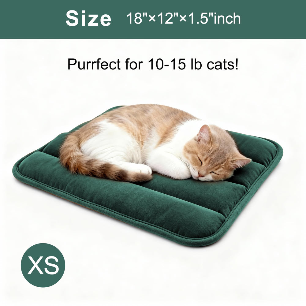 Fogkiss cama para perro suave y estable, perfecta dentro de jaula verde.