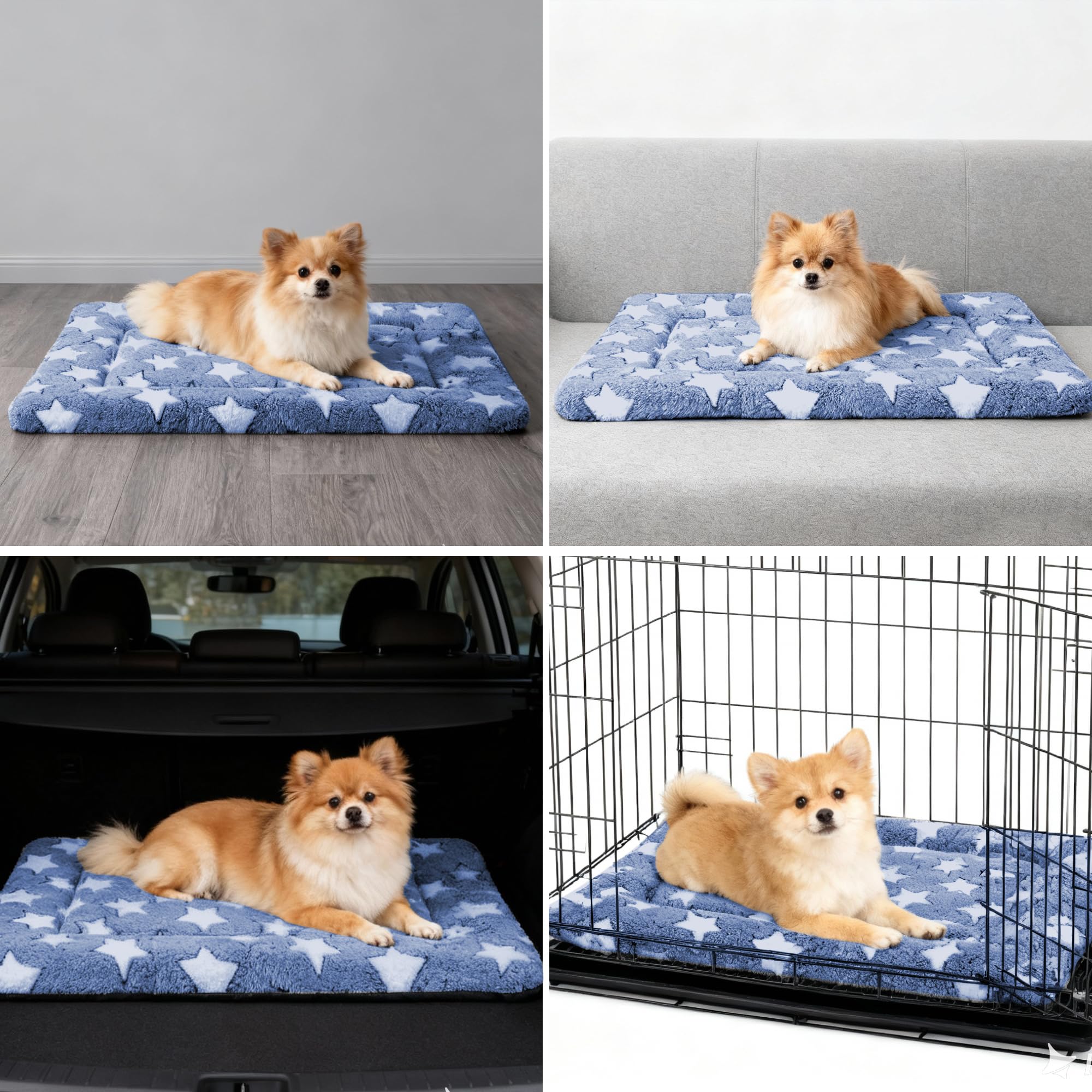 Fogkiss Dog Bed Mat ideal para transporte y uso en casa o coche