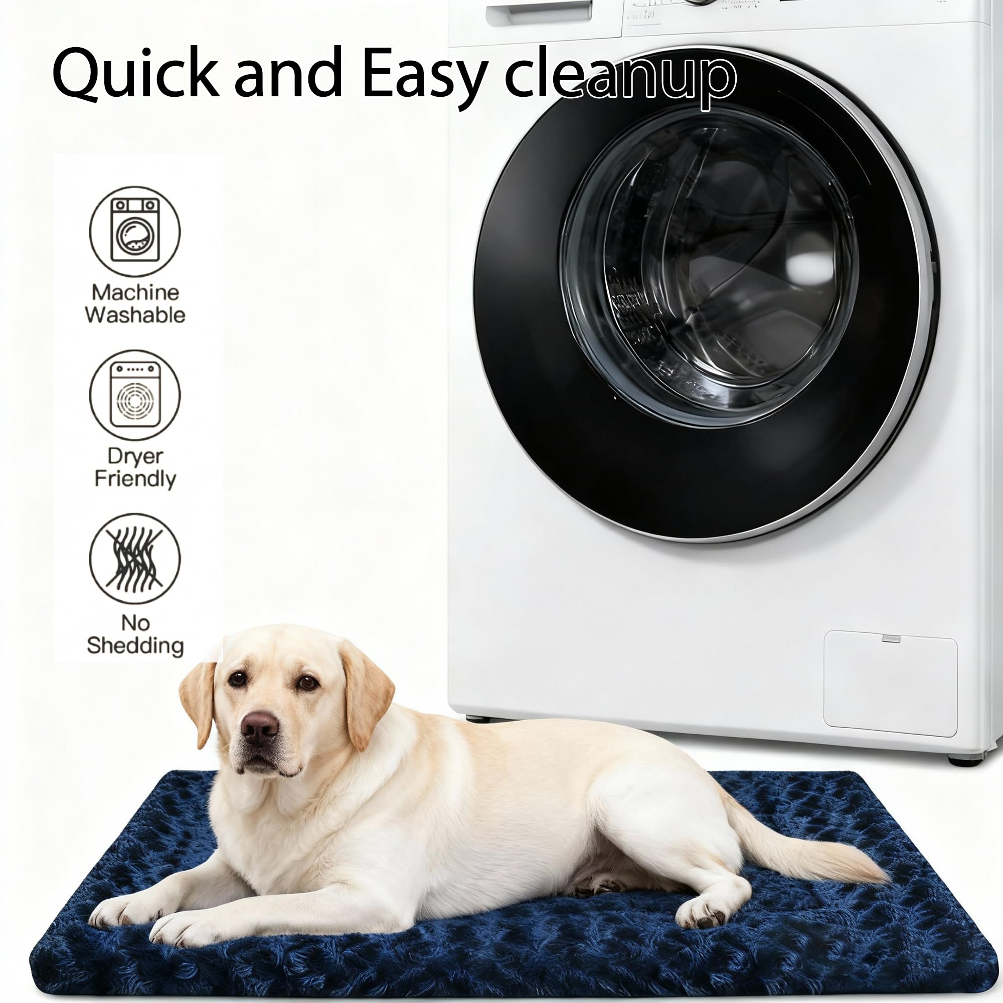 Fogkiss estera antideslizante para perro, mantiene la cama en su lugar.