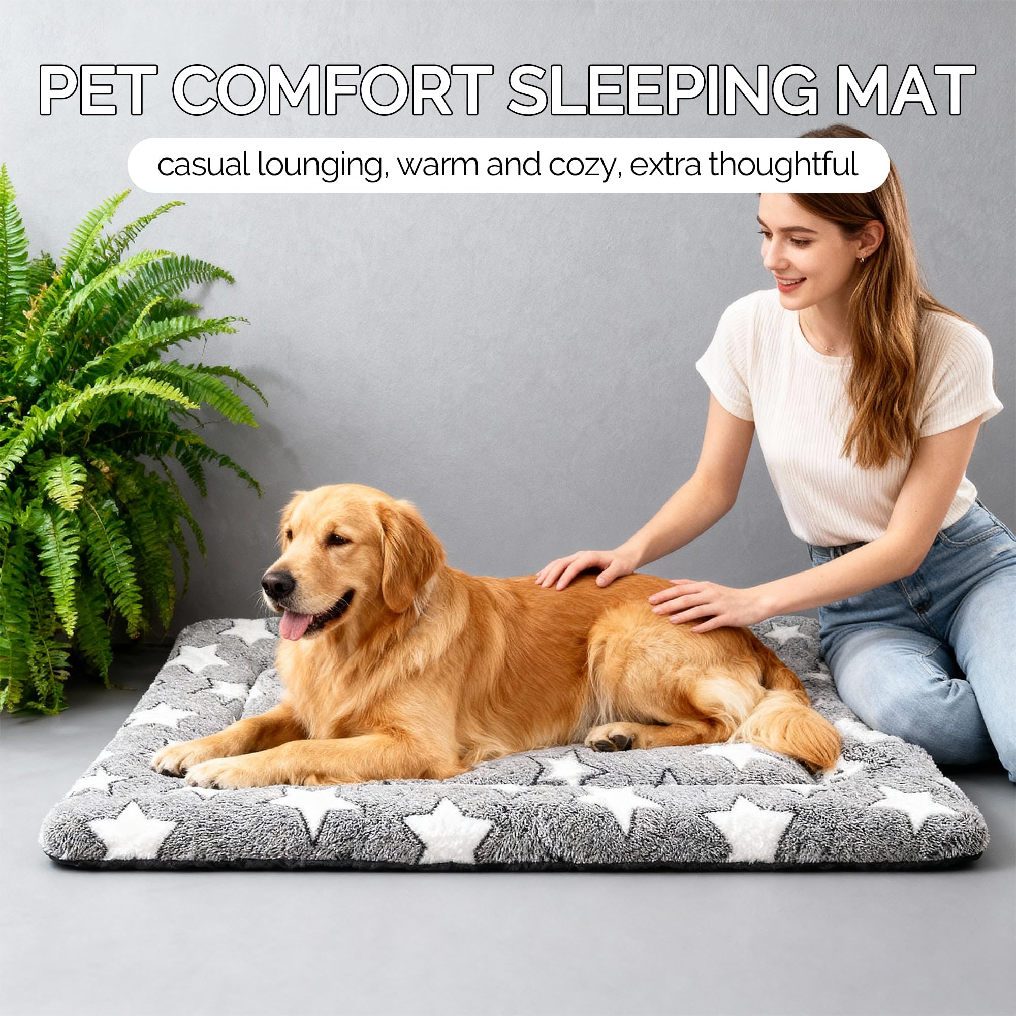Fogkiss Cama para perro reversible, uso en dorso para diferentes posiciones