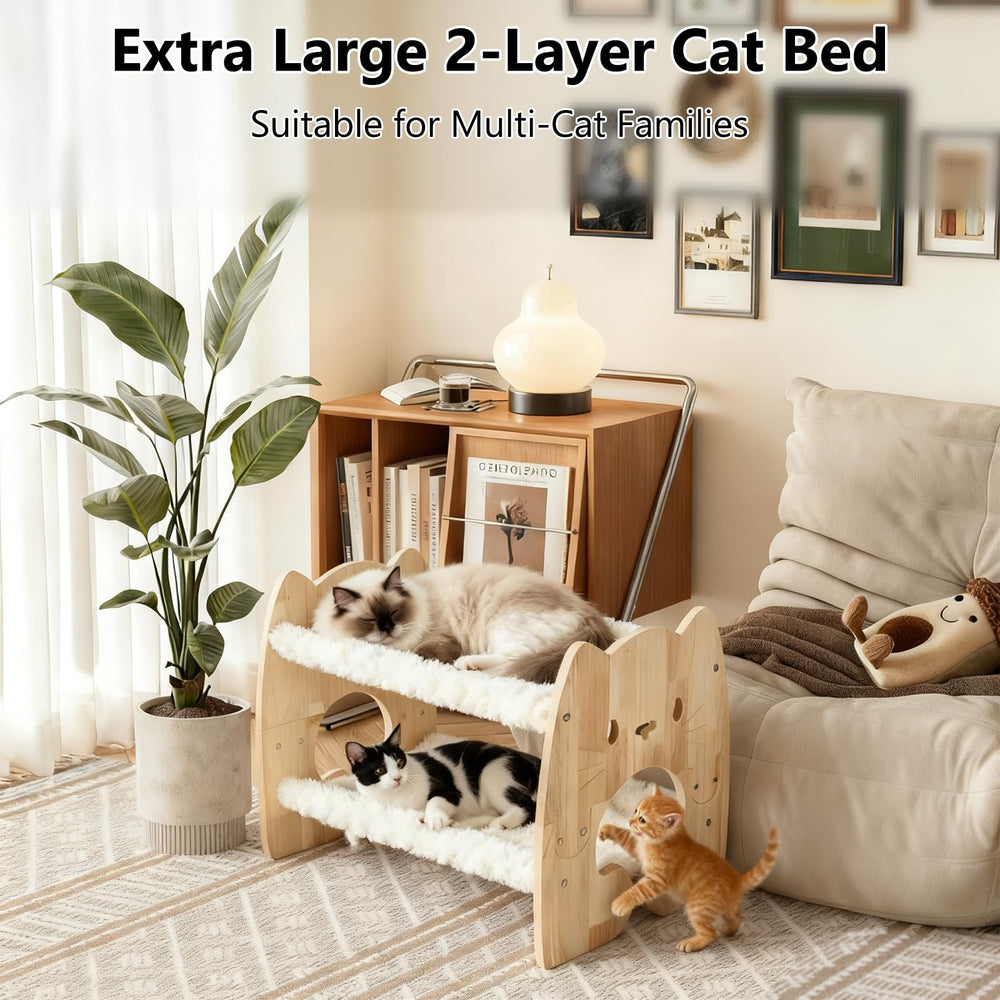 Fopeat cama-gato colchon suave y transpirable, resistente al pelo.