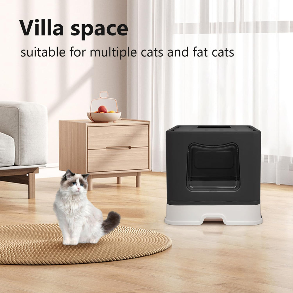 Privacidad total para el gato gracias a la estructura cerrada de Fophop.