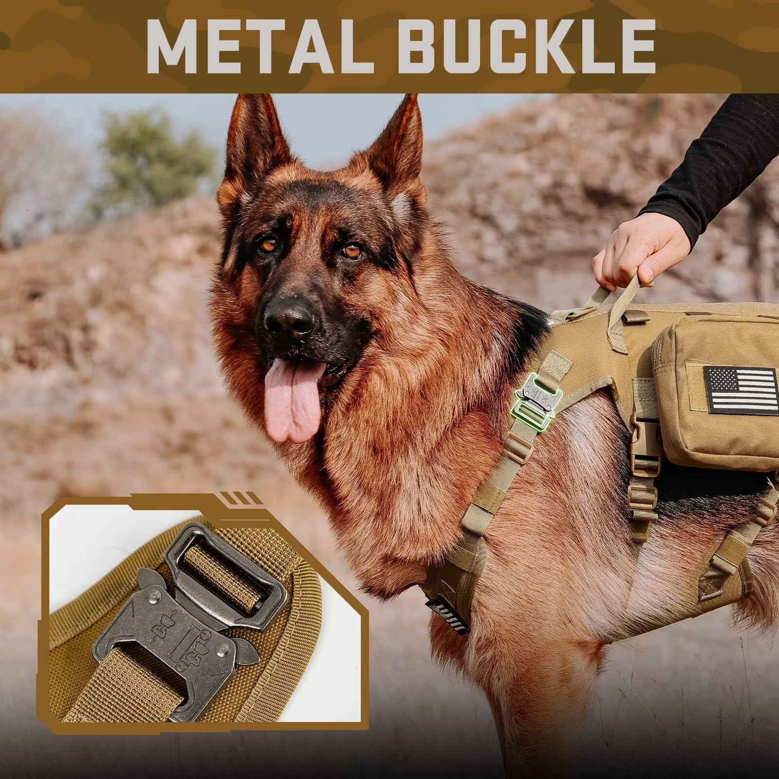 Parche velcro Forestpaw para personalización y señalización durante caminatas