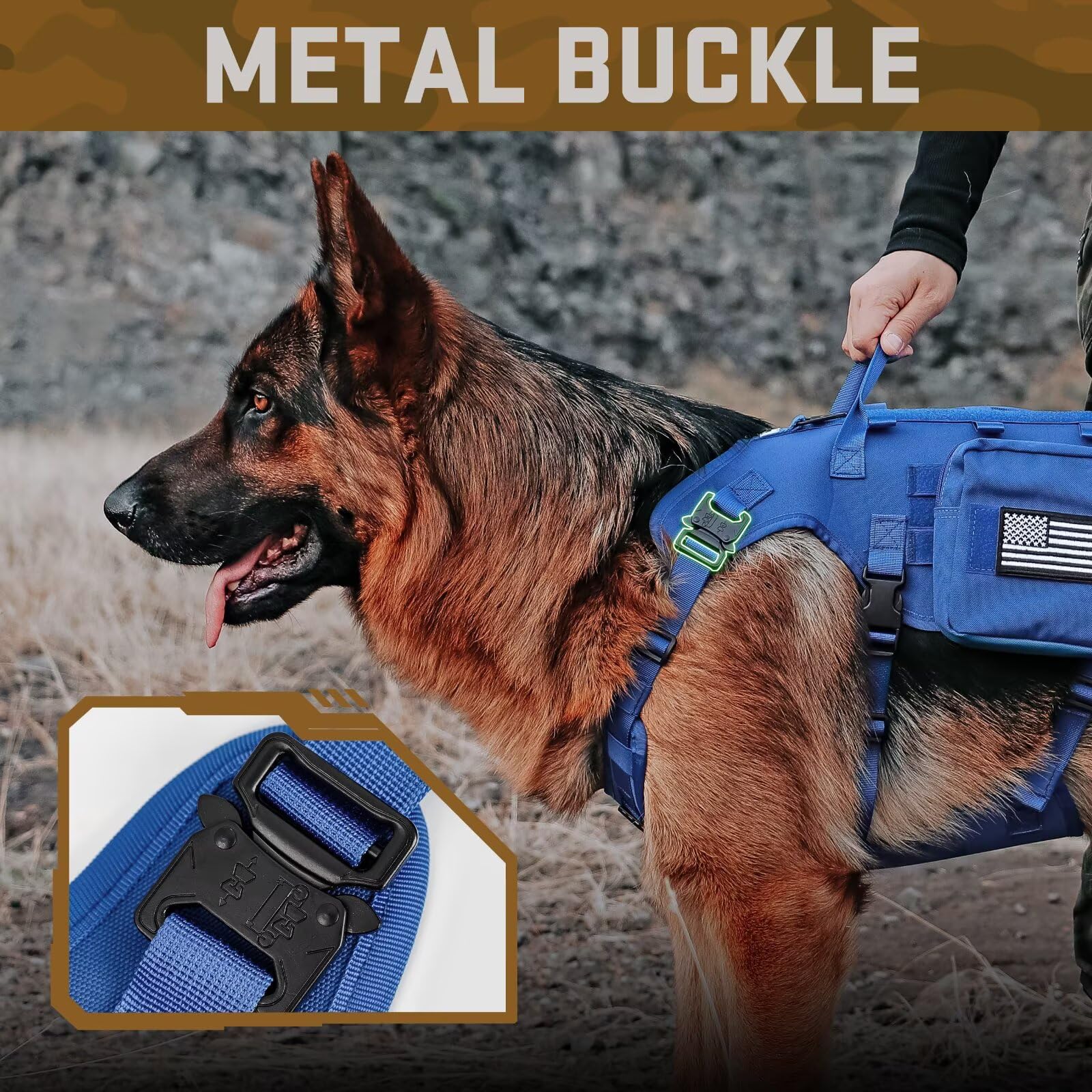 Forestpaw parches Velcro tácticos para personalizar el equipo