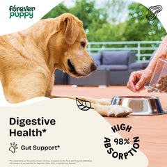 Forever Puppy Gotas de manzanilla, mezcla en comida, facilita una digestión más tranquila.
