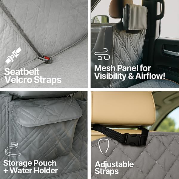 Formosa Covers: revestimiento de suelo para coche, antideslizante y fácil de limpiar, gris