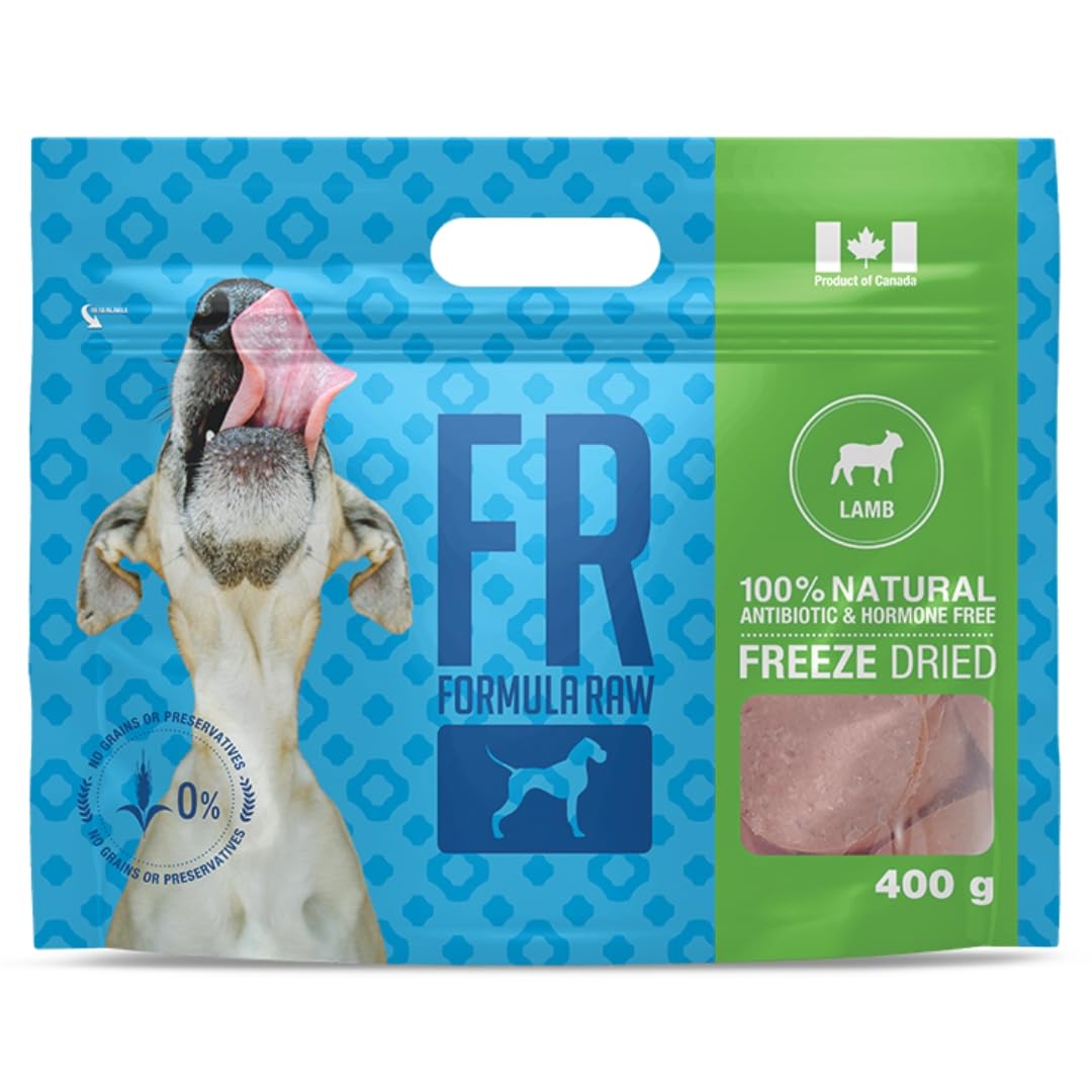 Formula Raw bolsa 14oz deshidratado cordero, práctico para dueños ocupados