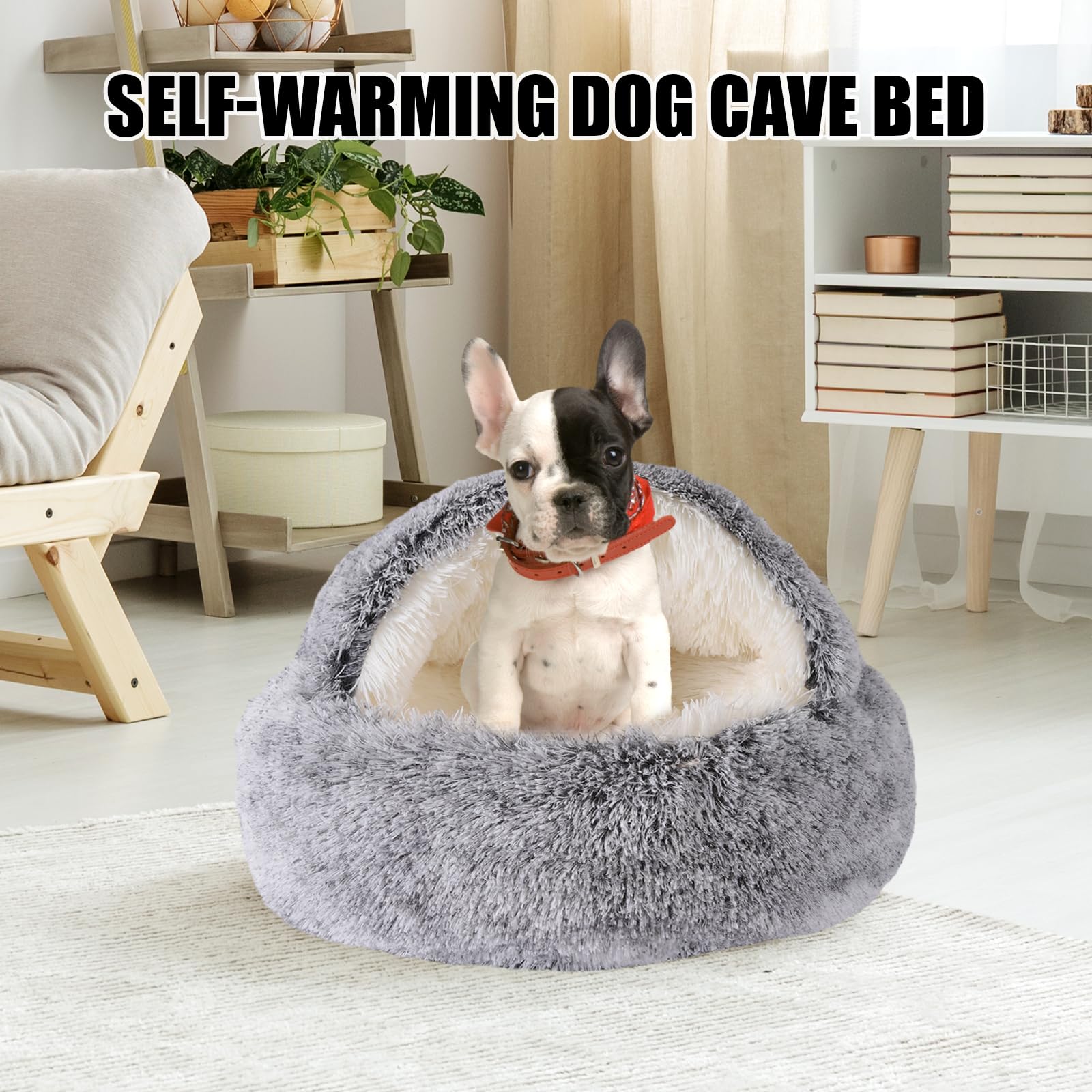 formycatie uso invierno cama gato, mantiene calor agradable