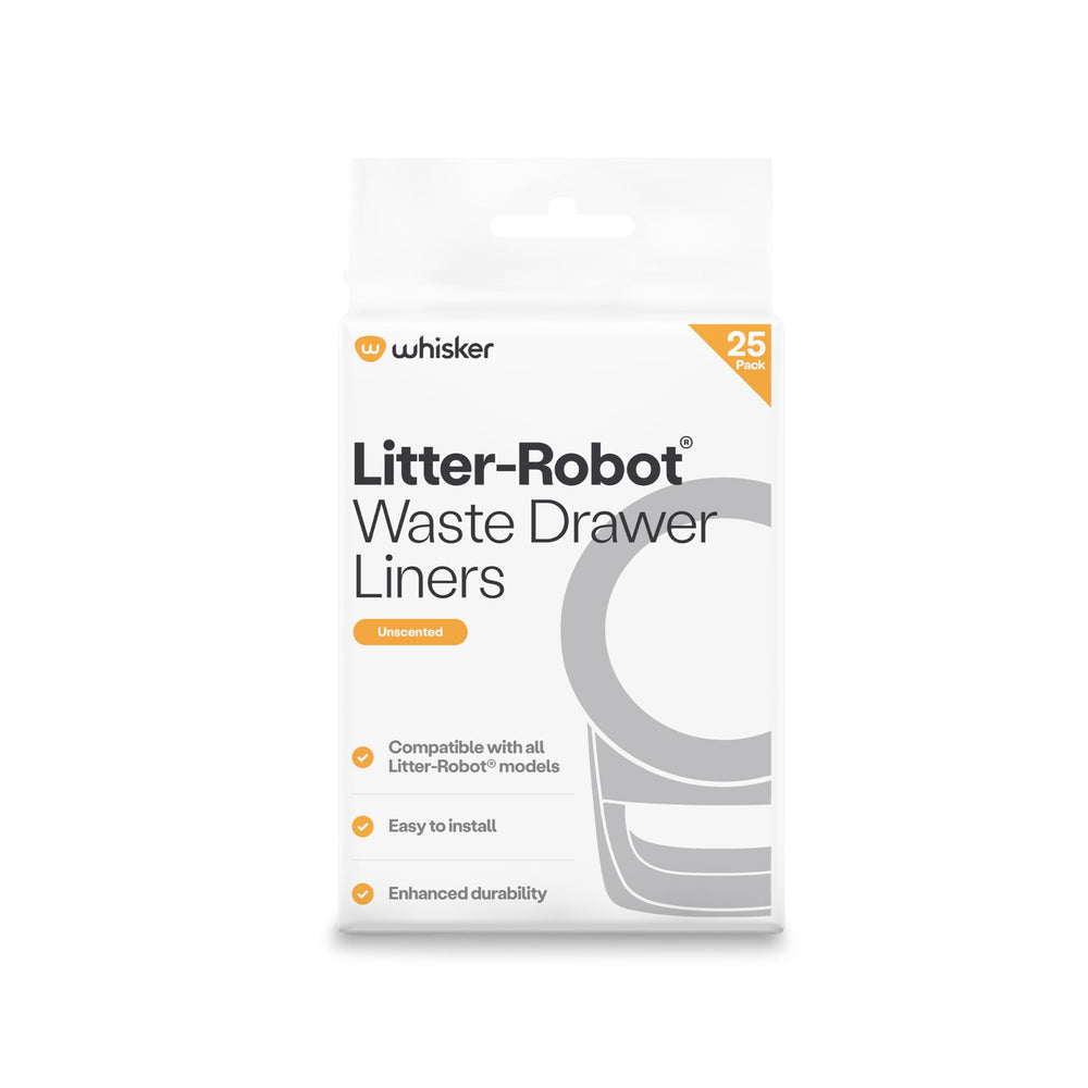 Whisker Litter-Robot forro de cajón de residuos facilita la limpieza diaria y manejo de desechos