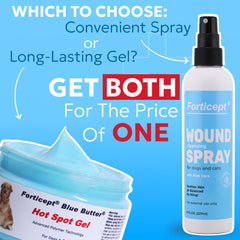 Forticept Blue Butter: gel azul visible para cobertura precisa