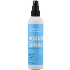 Forticept Hot Spot Spray en mano para aplicar con control.