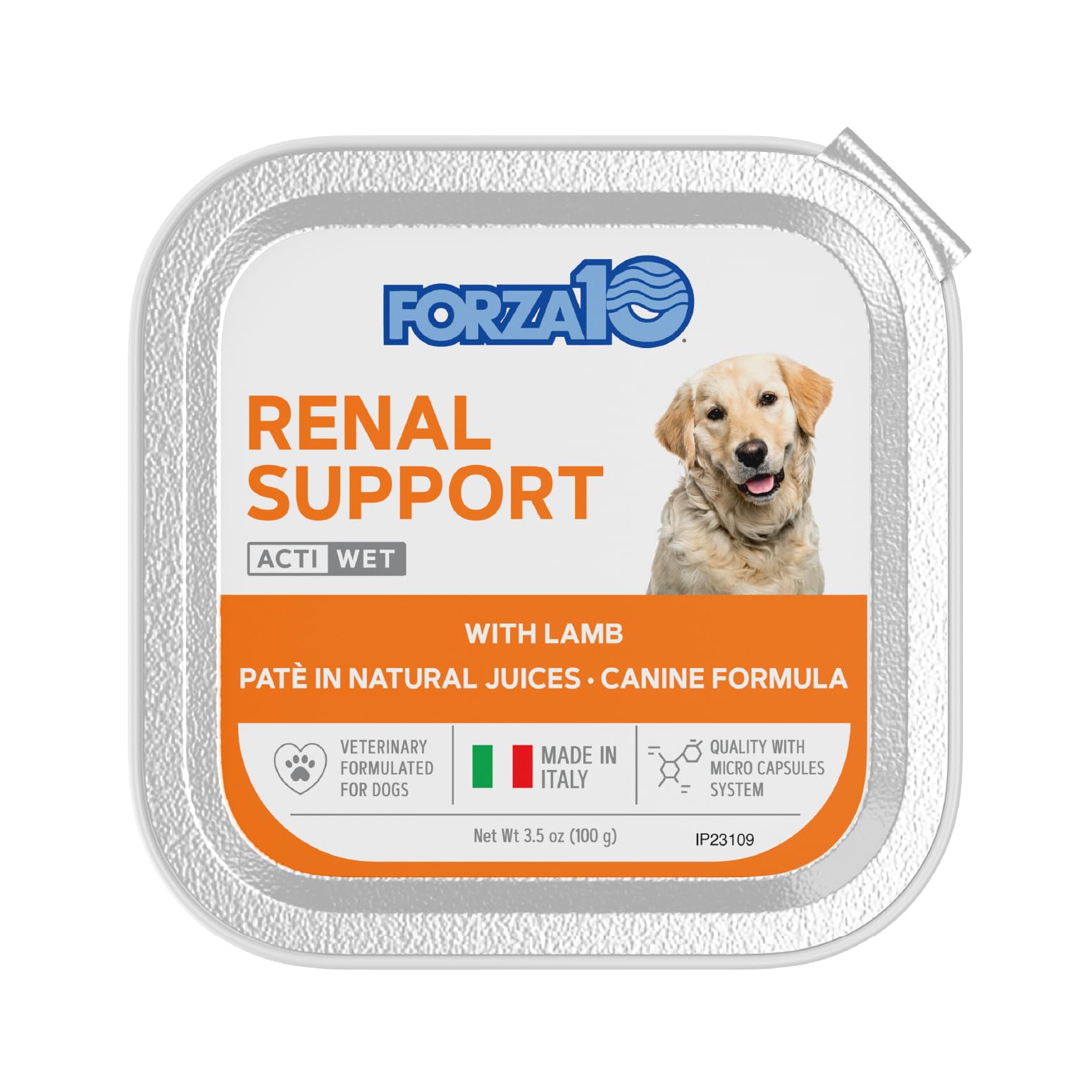 Forza10 proteína hidrolizada para perros, lata de 3-5oz, manejo de sensibilidades alimentarias