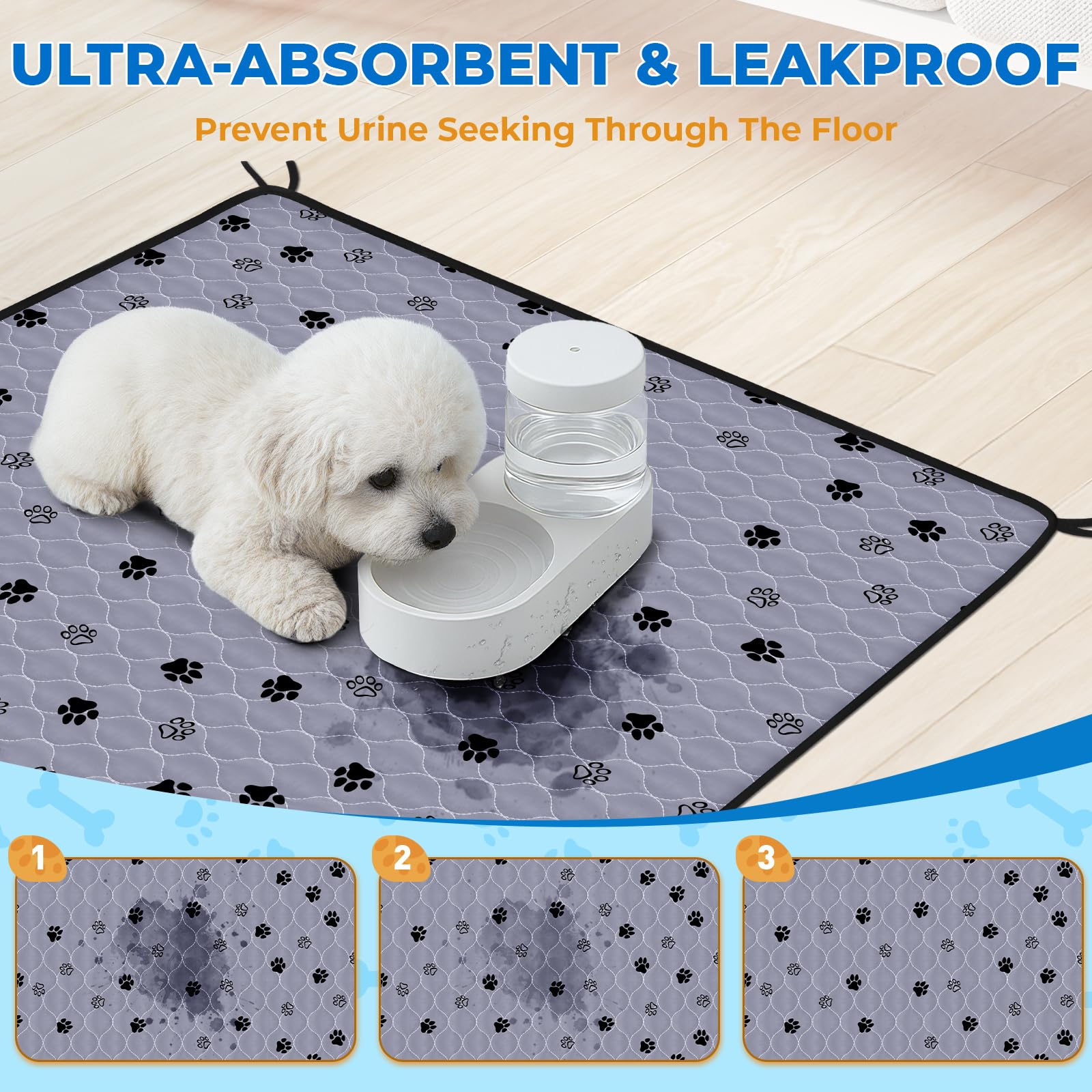 Almohadilla absorbente Fostanfly 1000-1500 ml, ideal para entrenamiento