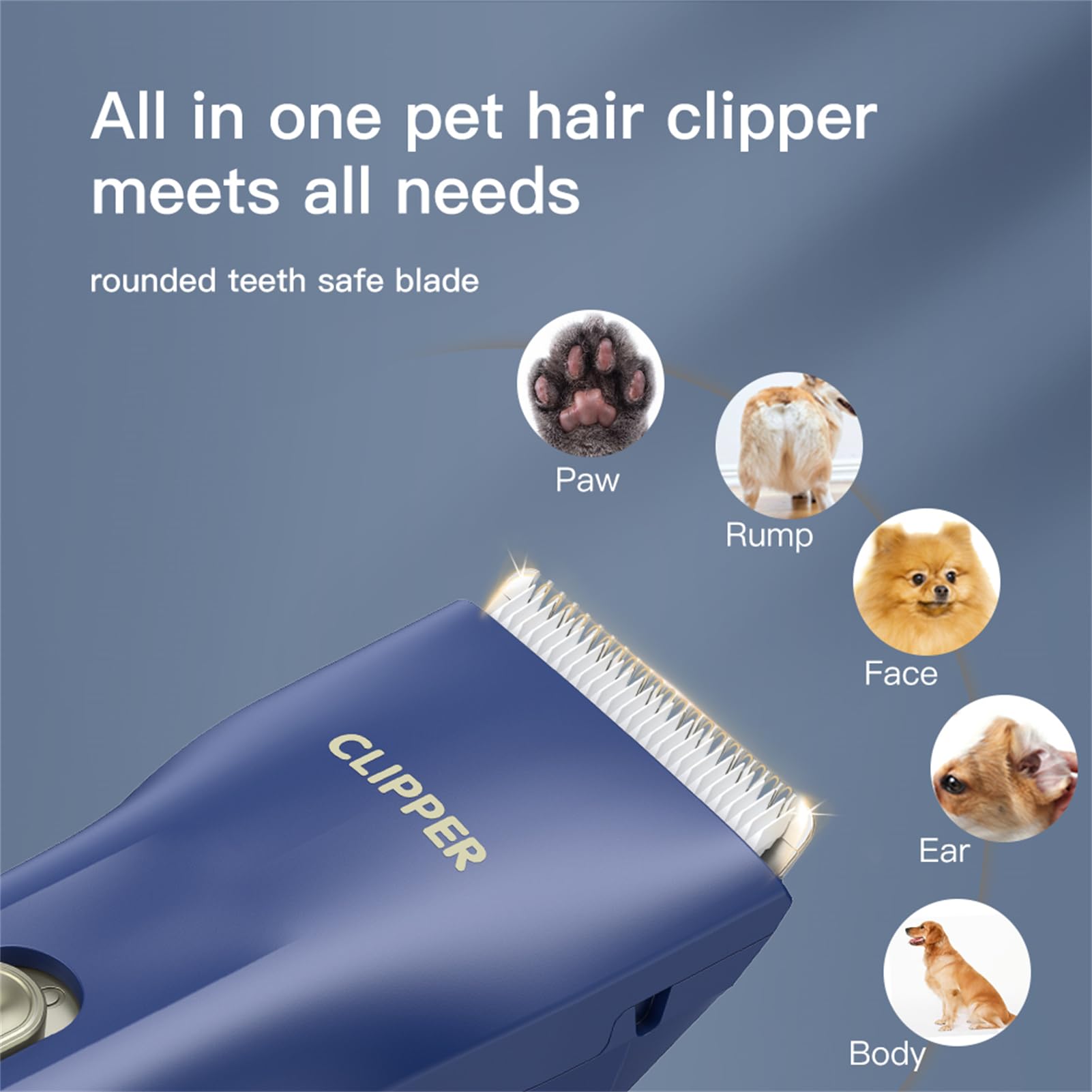 Cortapelos Founouly, silencioso para grooming en casa