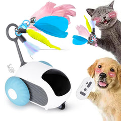 FOUR ANGELS Turbo Tail 5.0 con control remoto para gatos, entretenimiento interactivo.