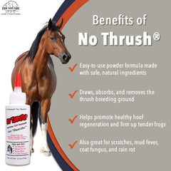 No Thrush ingredientes naturales para cuidado suave del casco