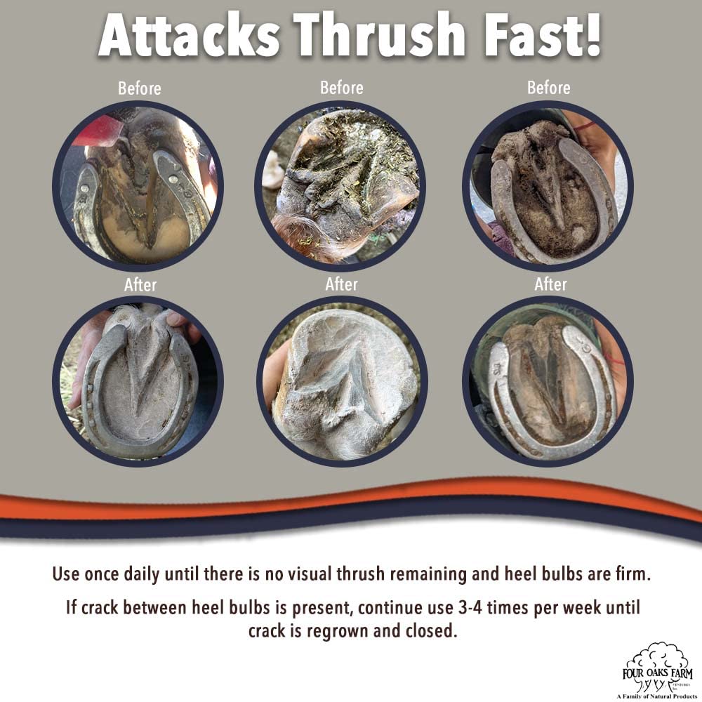 No Thrush tamaño 5.5 oz opción para granjas y caballerizas
