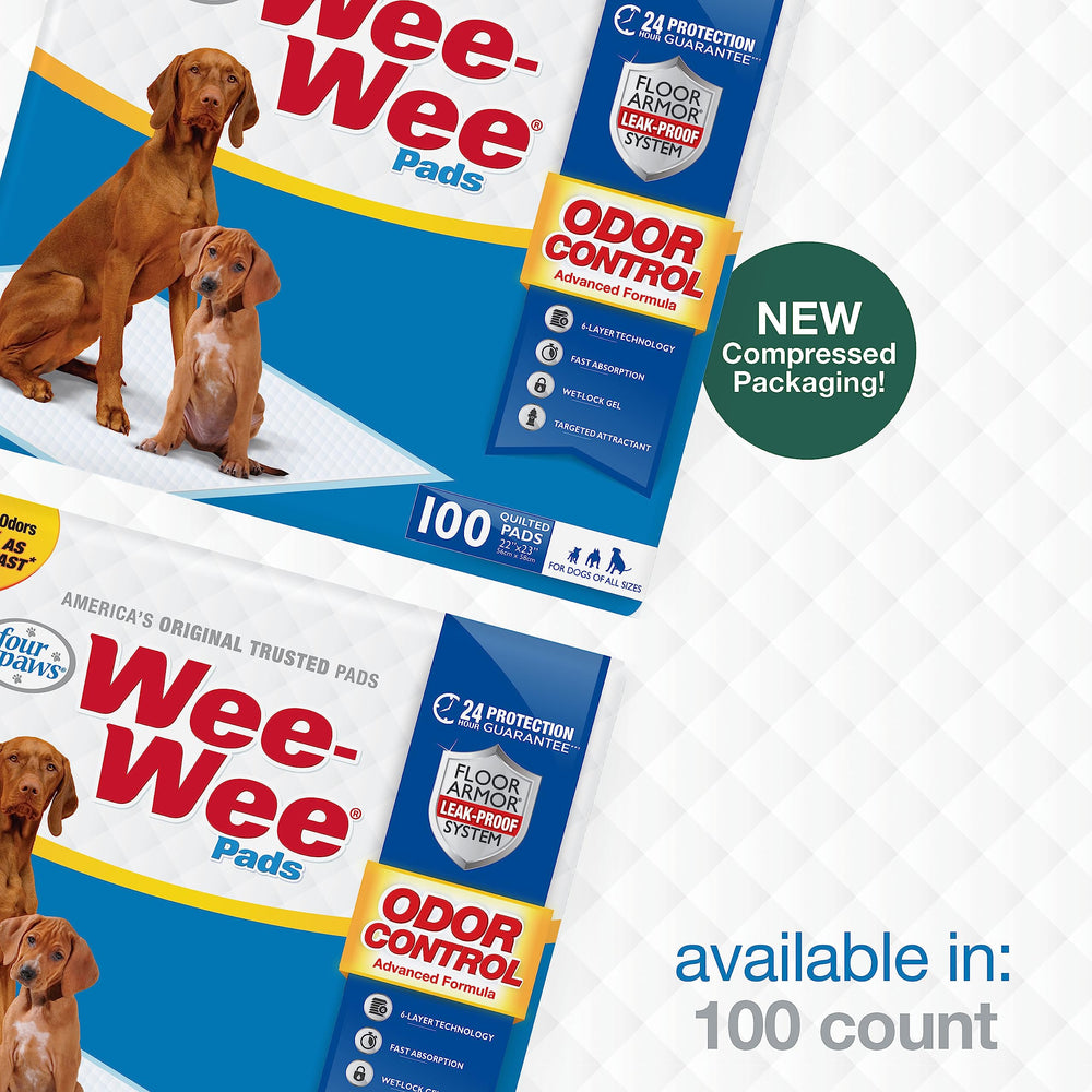 Four Paws Wee-Wee: paquete de 100 unidades para entrenamiento continuo.
