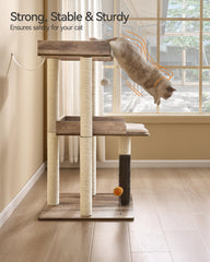 FourFurPets Arbol Gato Autolimpiador con masaje suave