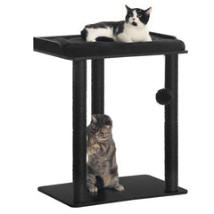 FourFurPets arbol-gato-plataforma-grande ofrece descanso amplio para gatos