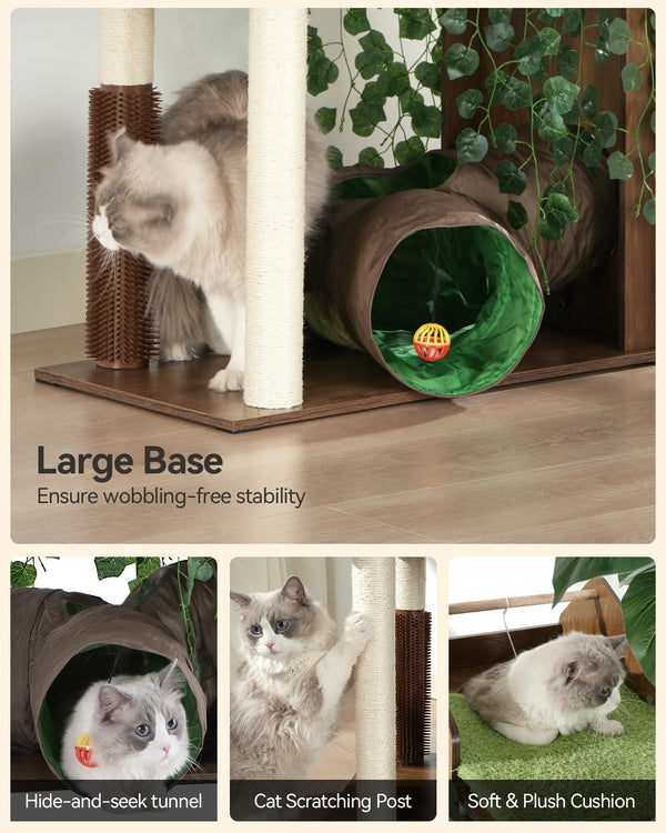 FourFurPets columpio con bola para juego interactivo