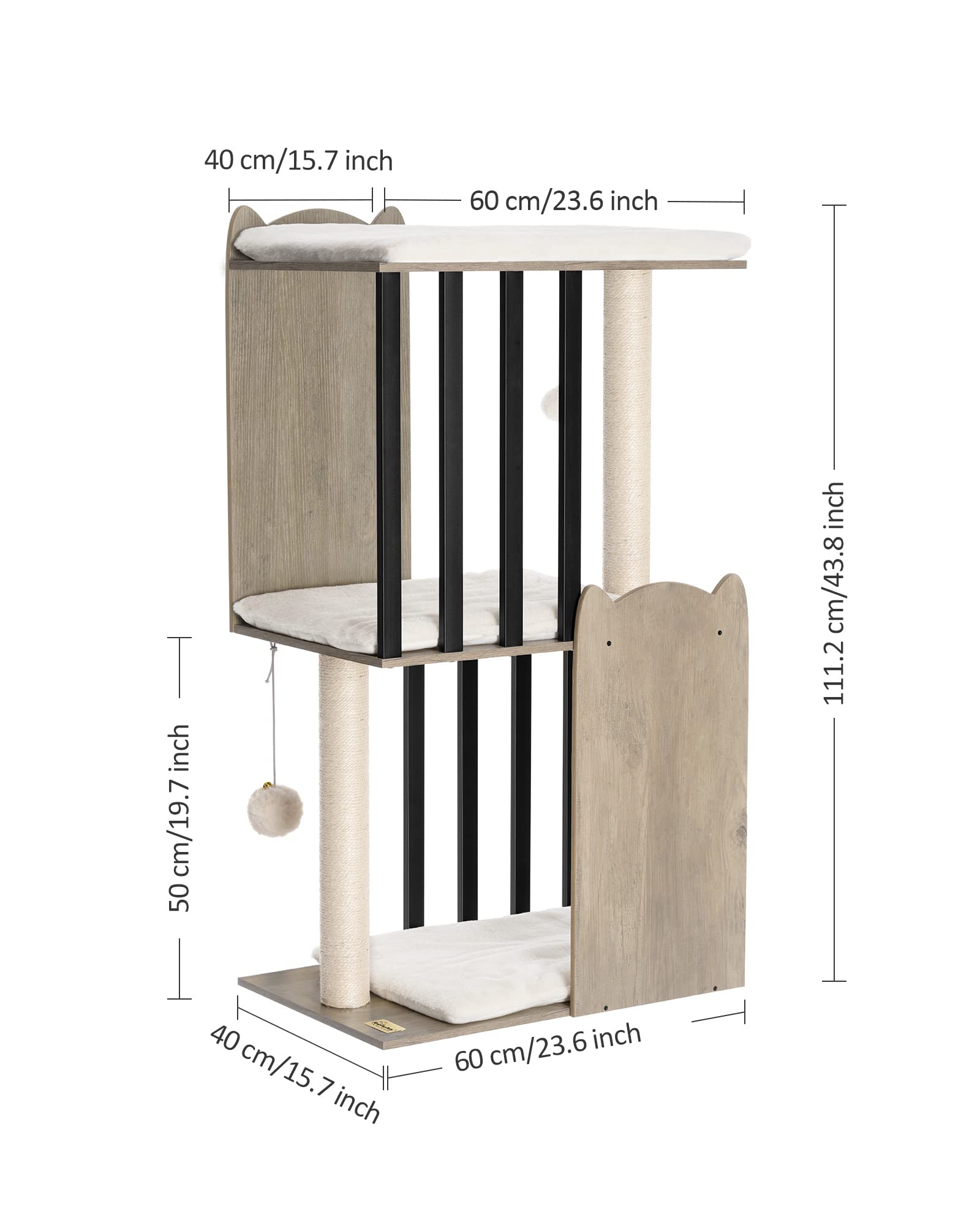 Diseño en tonos gris-beige que combina con la decoración