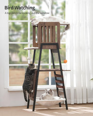 FourFurPets hamaca para gato, refugio cómodo para siesta