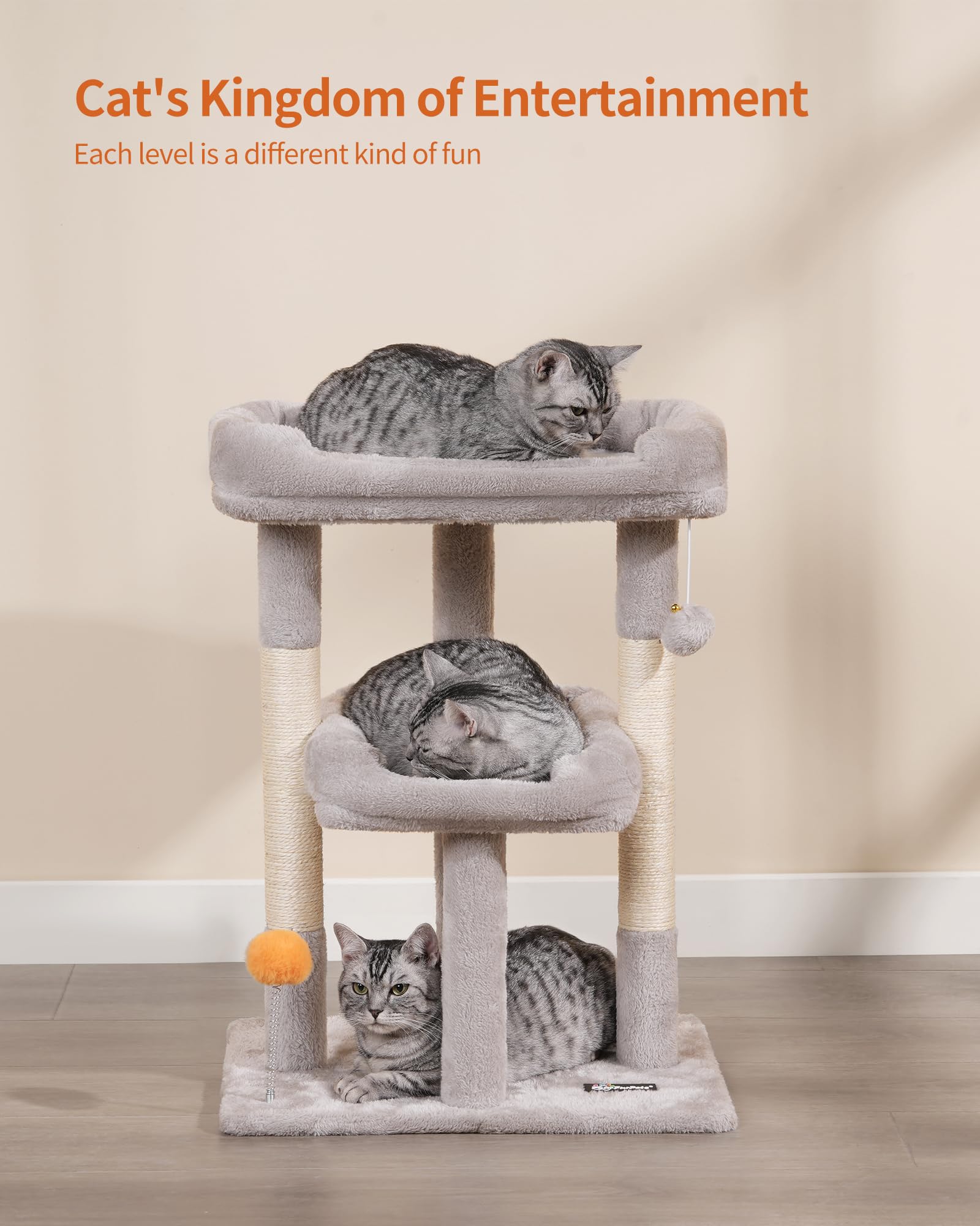 FourFurPets montaje sencillo con herramientas incluidas para instalación rápida.