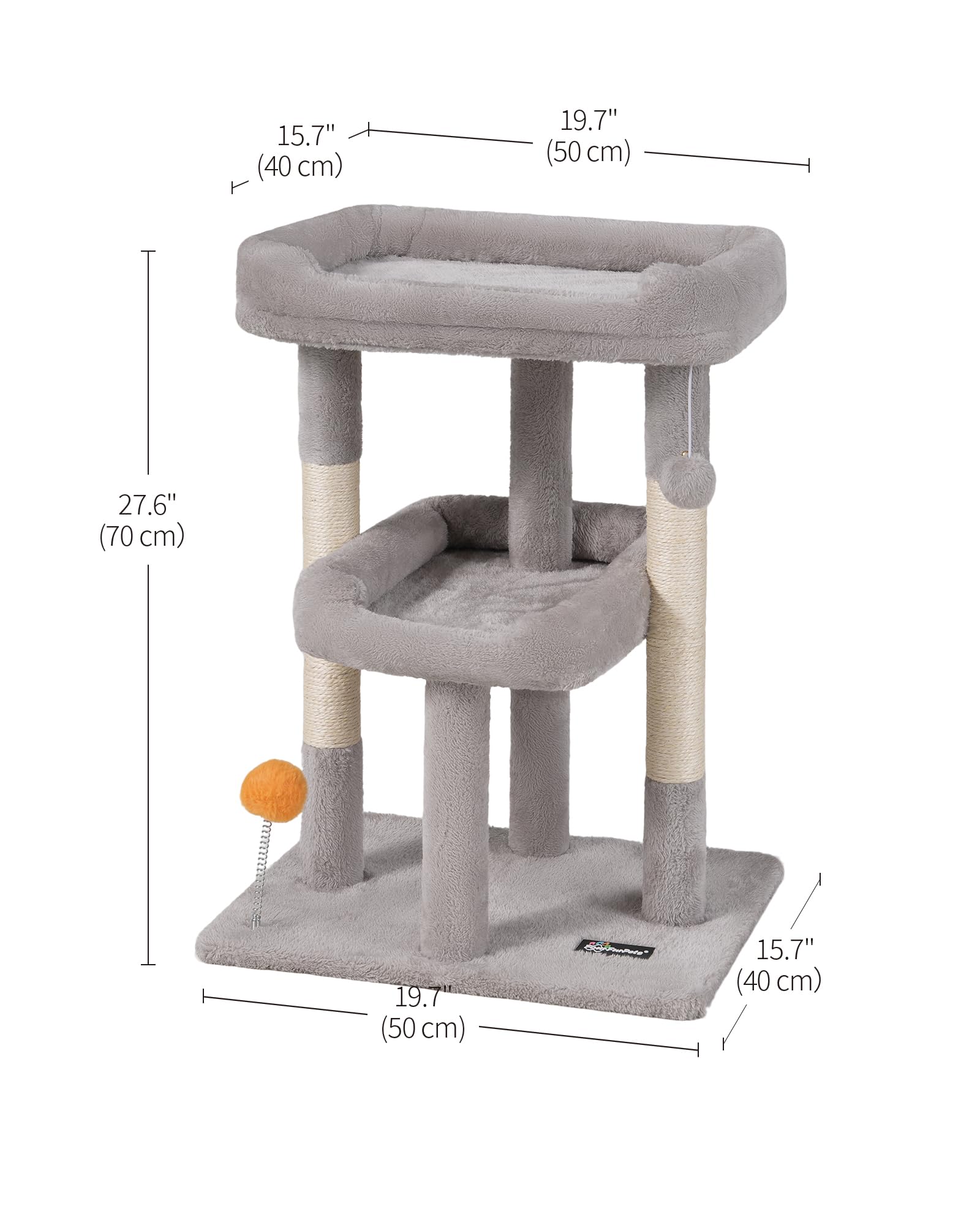 FourFurPets juguetes colgantes intercambiables sin campana para tranquilidad.