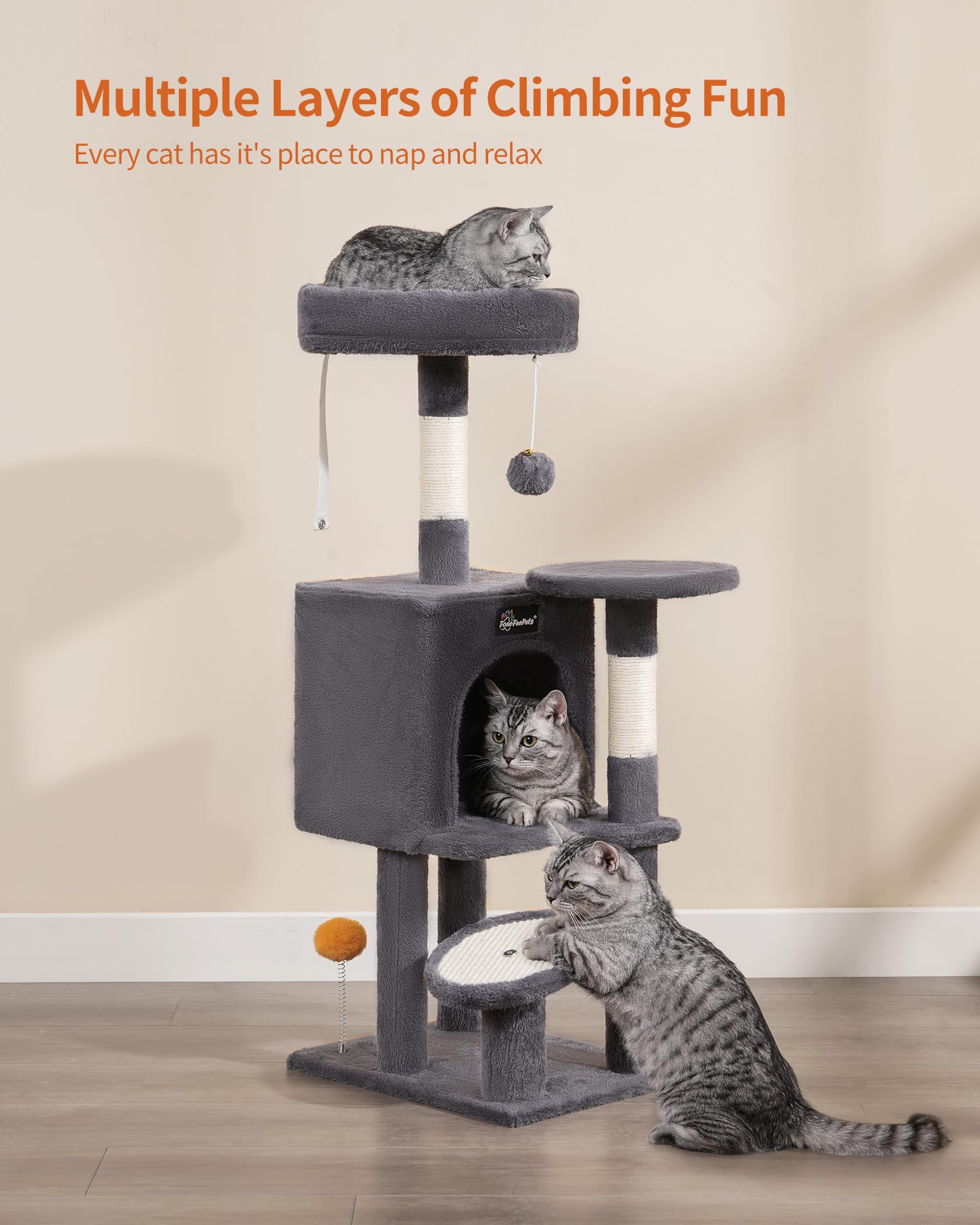 FourFurPets montaje sencillo con herramientas incluidas para instalación rápida.