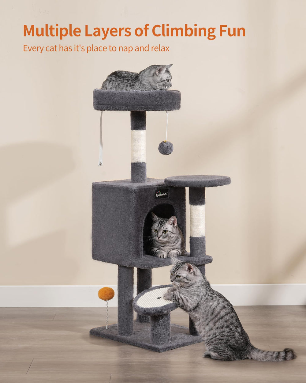 FourFurPets montaje sencillo con herramientas incluidas para instalación rápida.