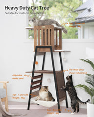 FourFurPets plataforma grande para gato, perfecta para varios felinos